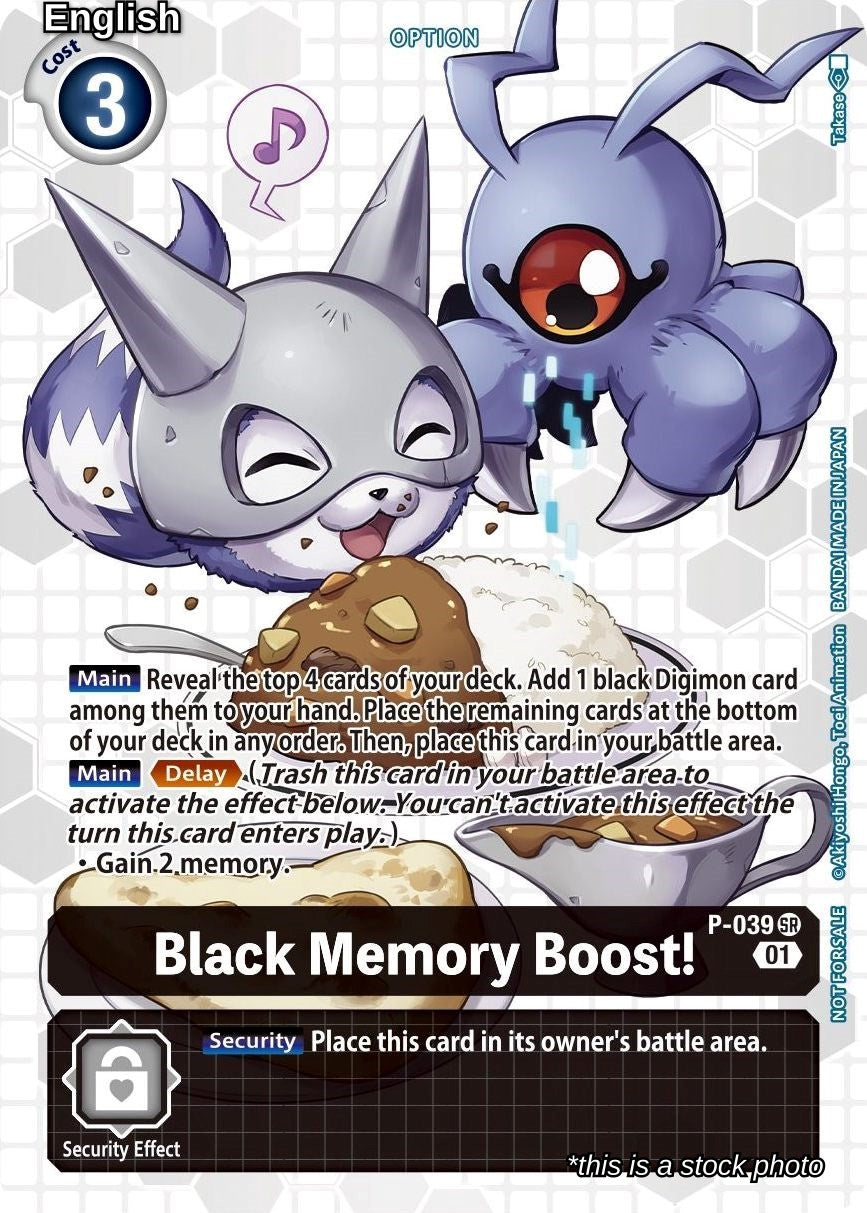 Black Memory Boost! - P-039 (Next Adventure Box Promotion Pack)