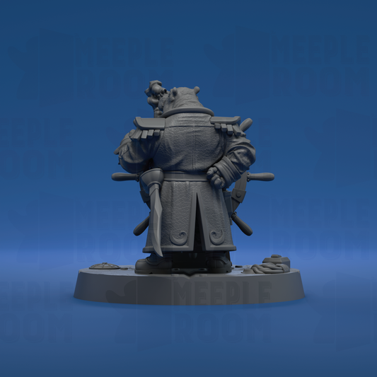 Hippon Captain by Sordane Publishing | Miniature | TTRPG | Unpainted | Print on Demand