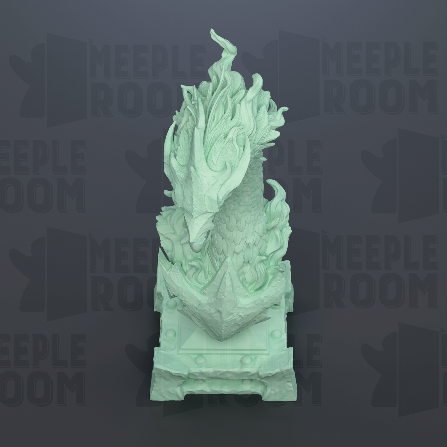 The Phoenix, Bust by Witchsong Miniatures | Miniature | TTRPG | Unpainted | Print on Demand