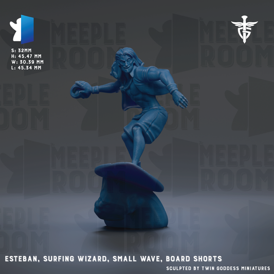 a statue of a man standing on a rock