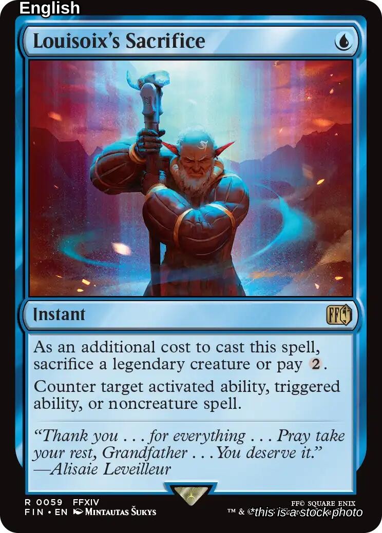 Louisoix's Sacrifice