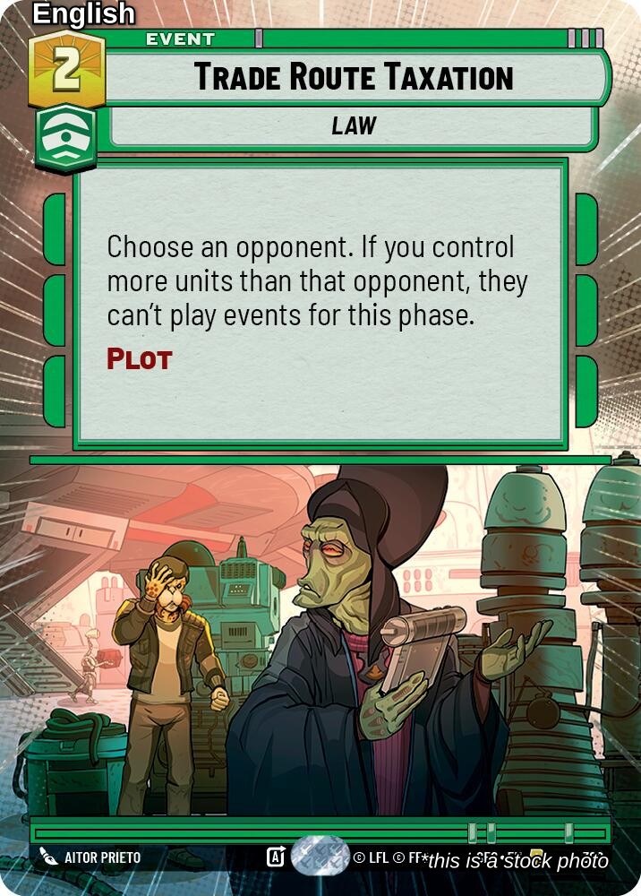 Trade Route Taxation (Hyperspace)