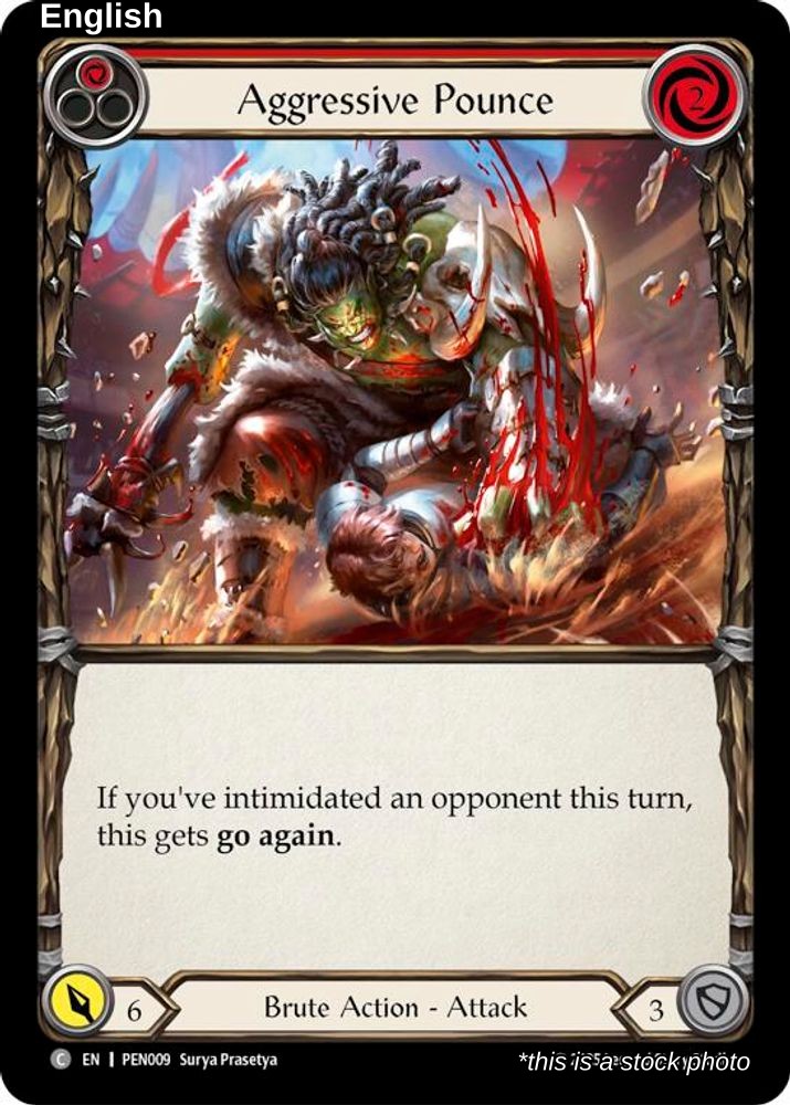Aggressive Pounce (Red)
