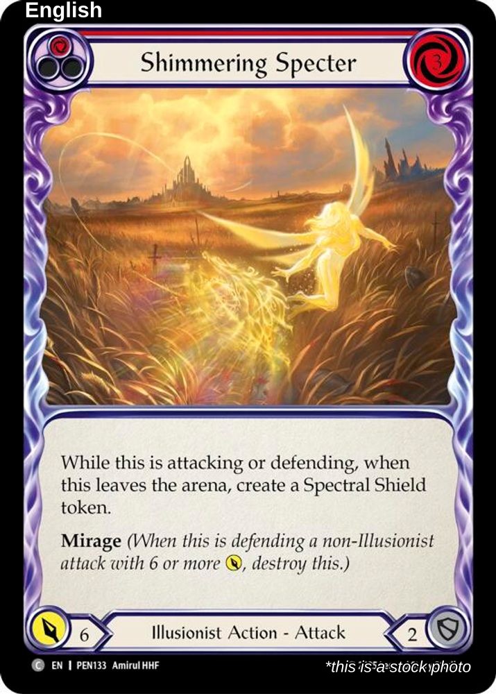 Shimmering Specter (Red)