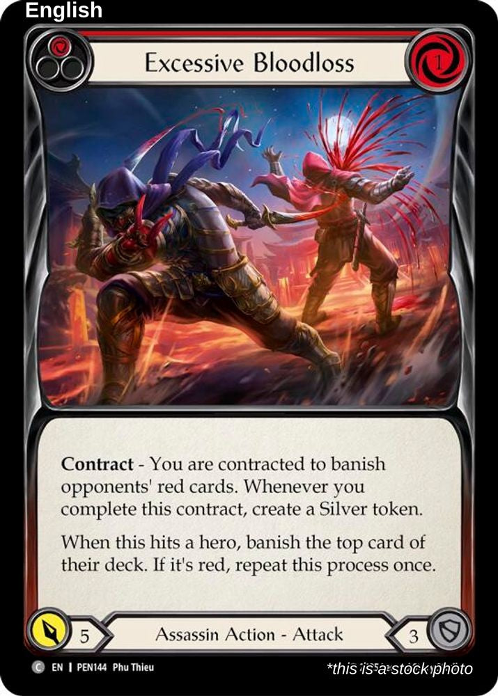 Excessive Bloodloss (Red)