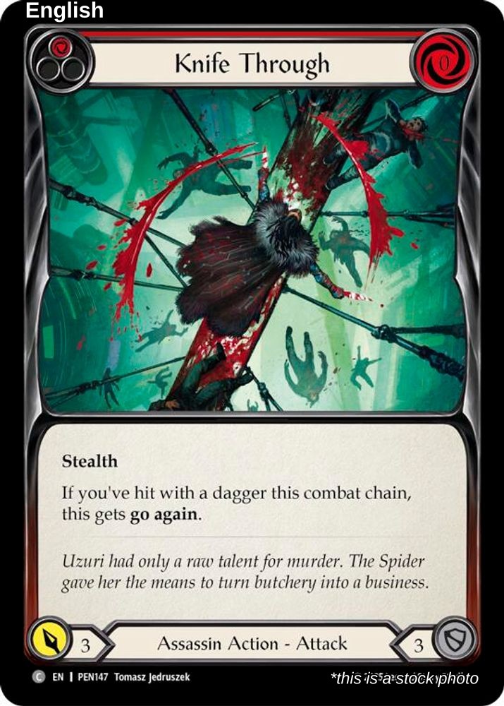 Knife Through (Red)