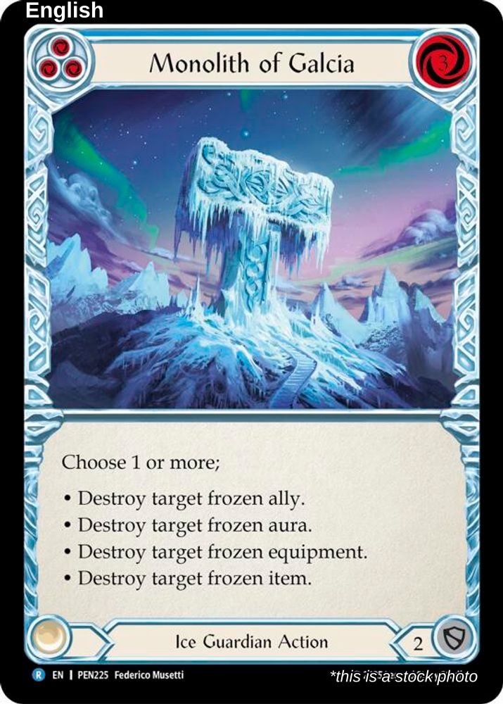 Monolith Of Galcia (Blue)