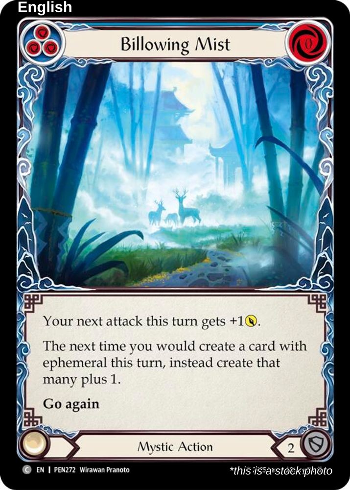 Billowing Mist (Blue)