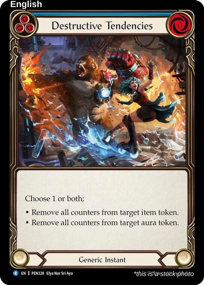Destructive Tendencies (Blue)
