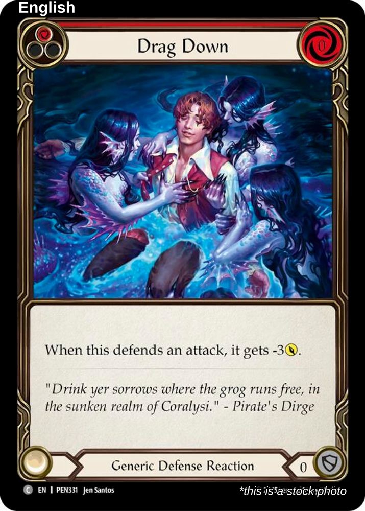 Drag Down (Red)