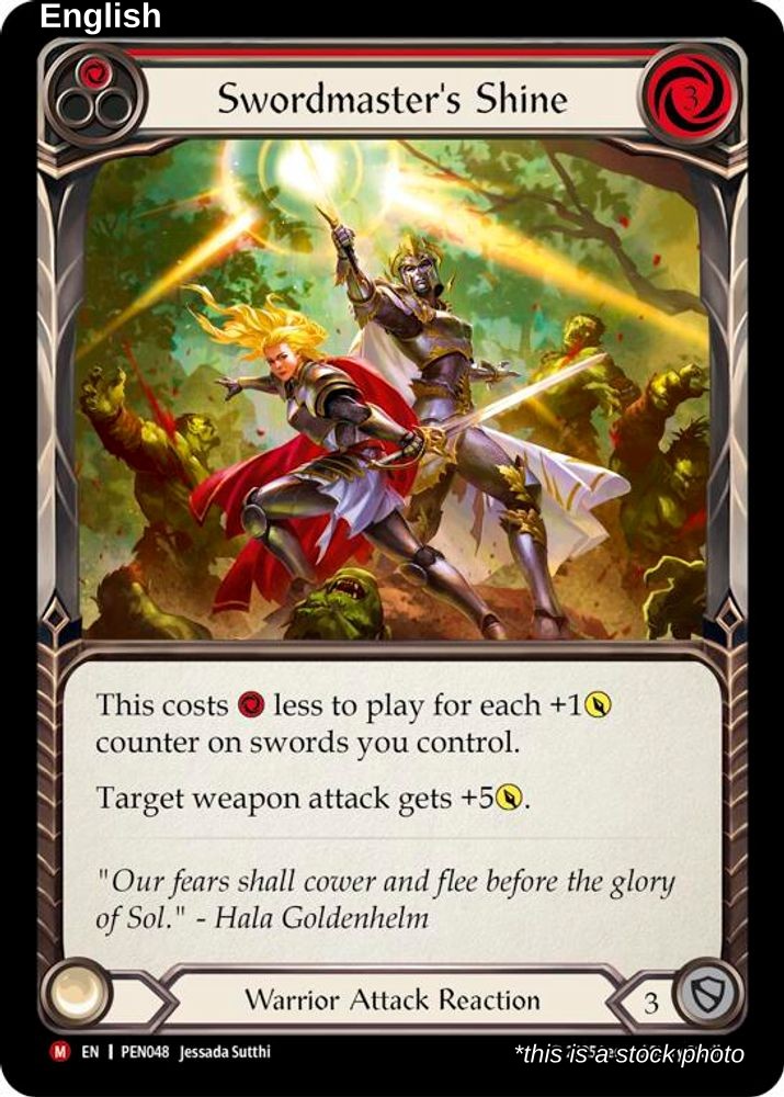 Swordmaster's Shine (Red)
