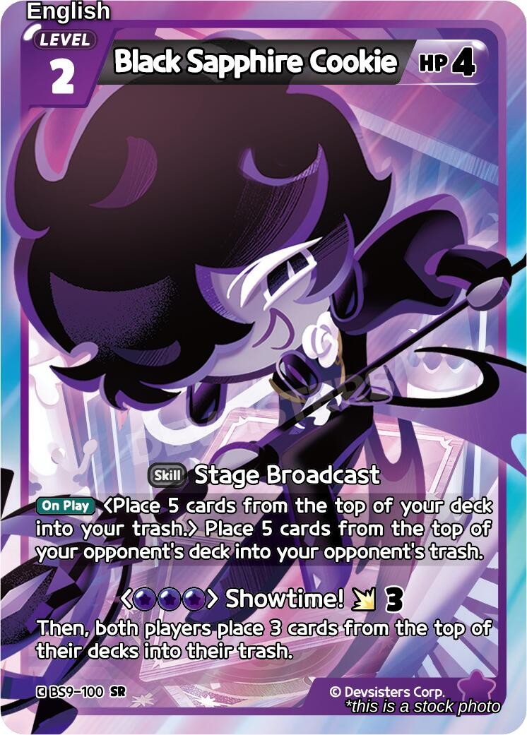 Black Sapphire Cookie