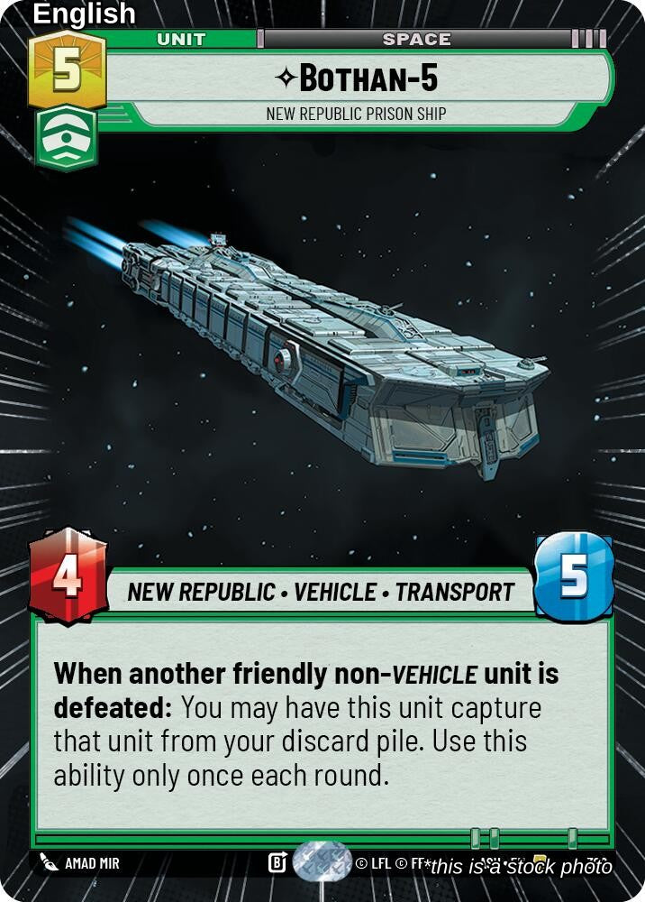 Bothan-5 - New Republic Prison Ship (Hyperspace)