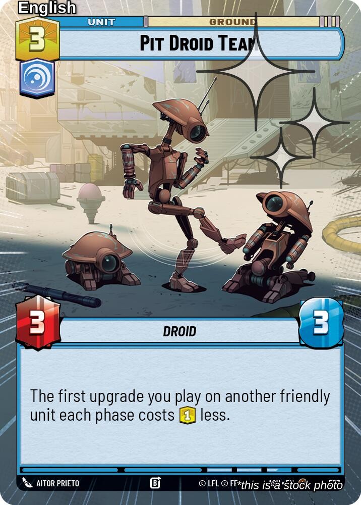 Pit Droid Team (Hyperspace Foil)
