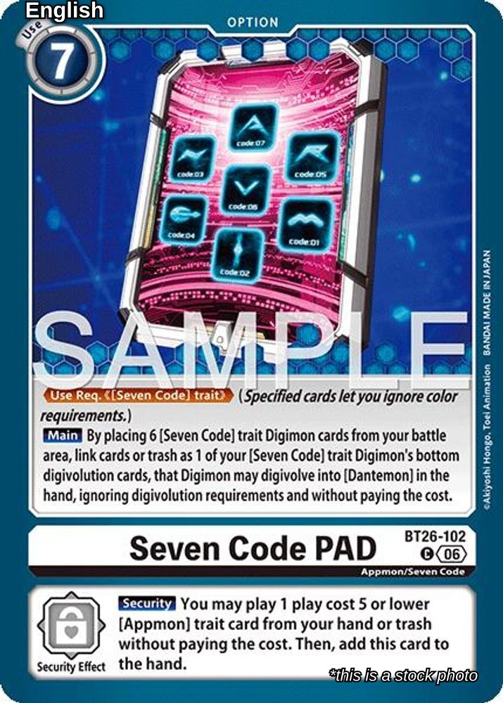 Seven Code PAD