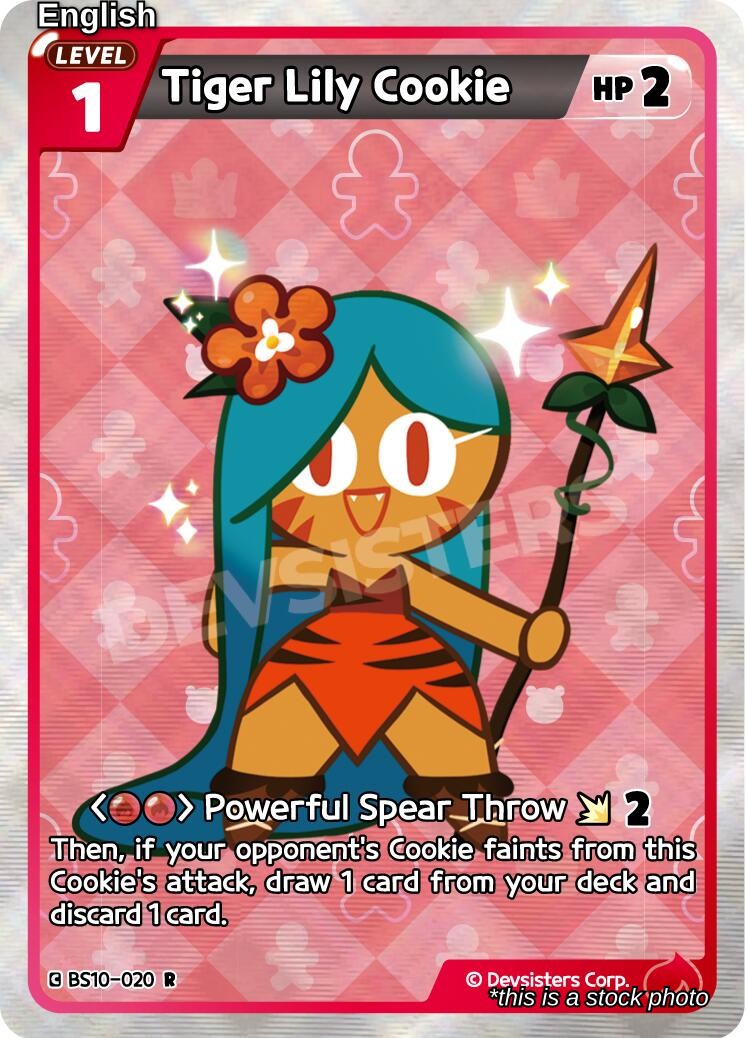 Tiger Lily Cookie