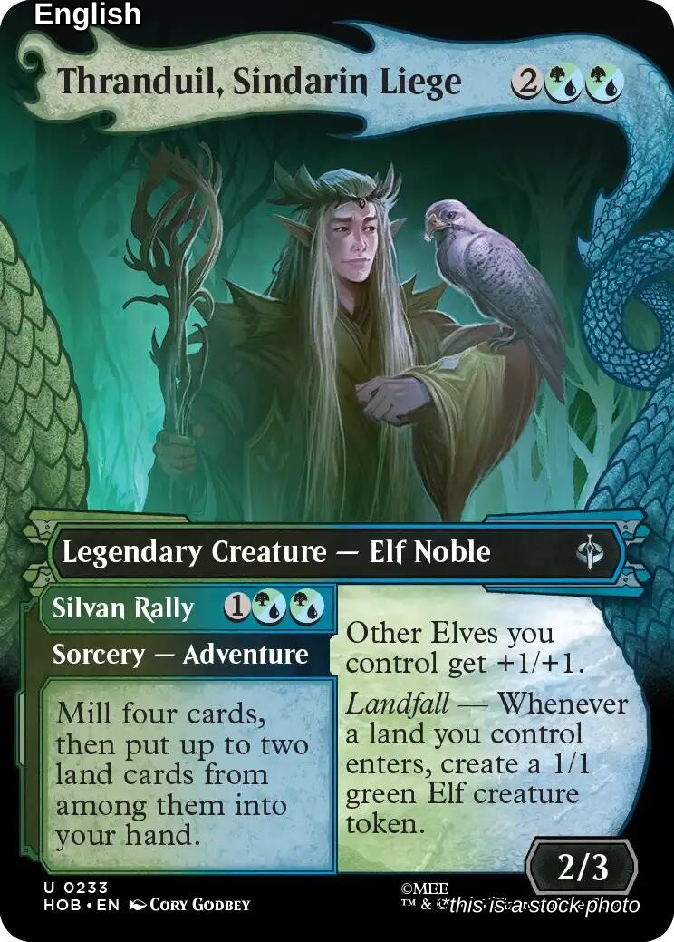 Thranduil, Sindarin Liege (Showcase)