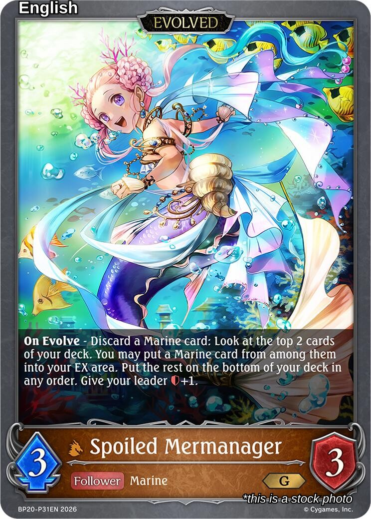 Spoiled Mermanager (Evolved) - P31EN (Foil)