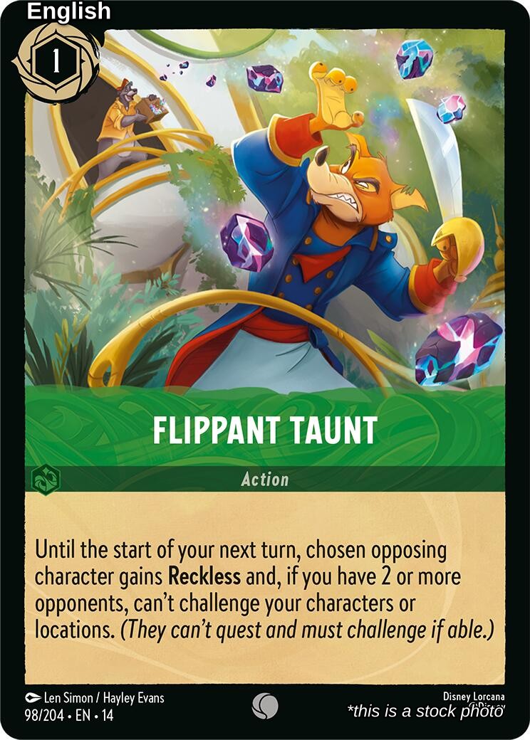 Flippant Taunt