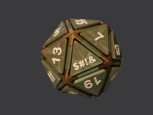 D20 Ultra Fidget Clicker by Pawpular Prints | Print on Demand