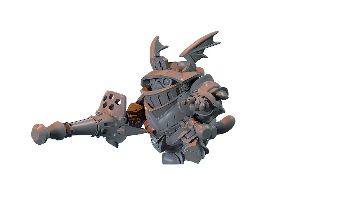 a robot that is flying through the air