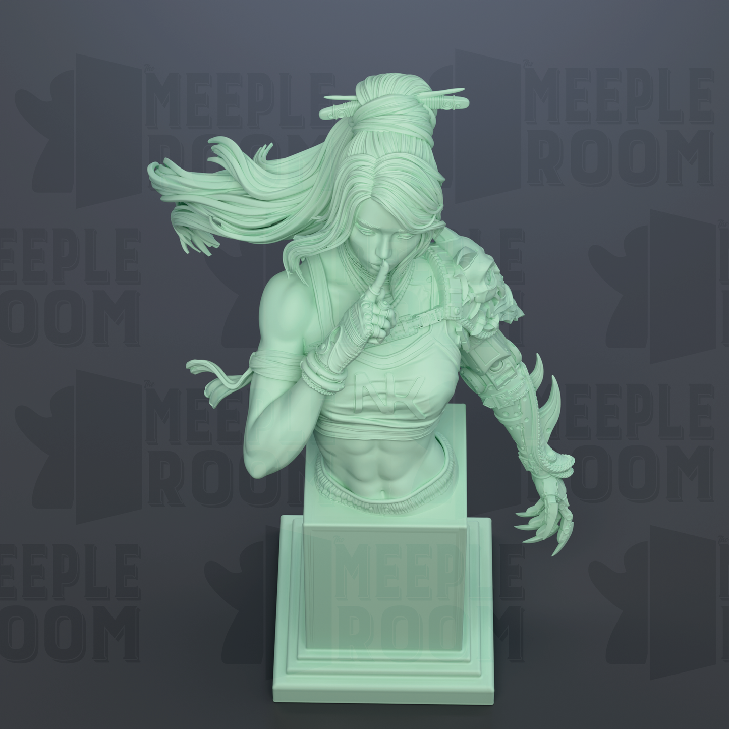 Neo Nixxi, Bust by Nerikson | Miniature | TTRPG | Unpainted | Print on Demand