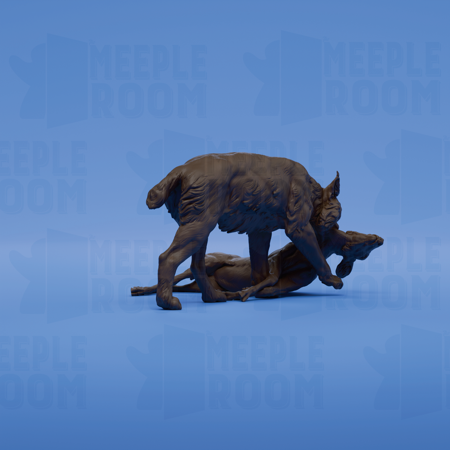 Eurasian Lynx by Animal Den Miniatures | Model Kit | Scale Model | Unpainted | Print on Demand