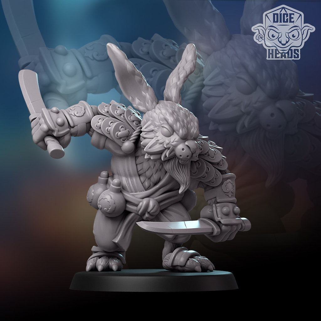 Samurai Rabbits by Dice Heads | Please Read Description