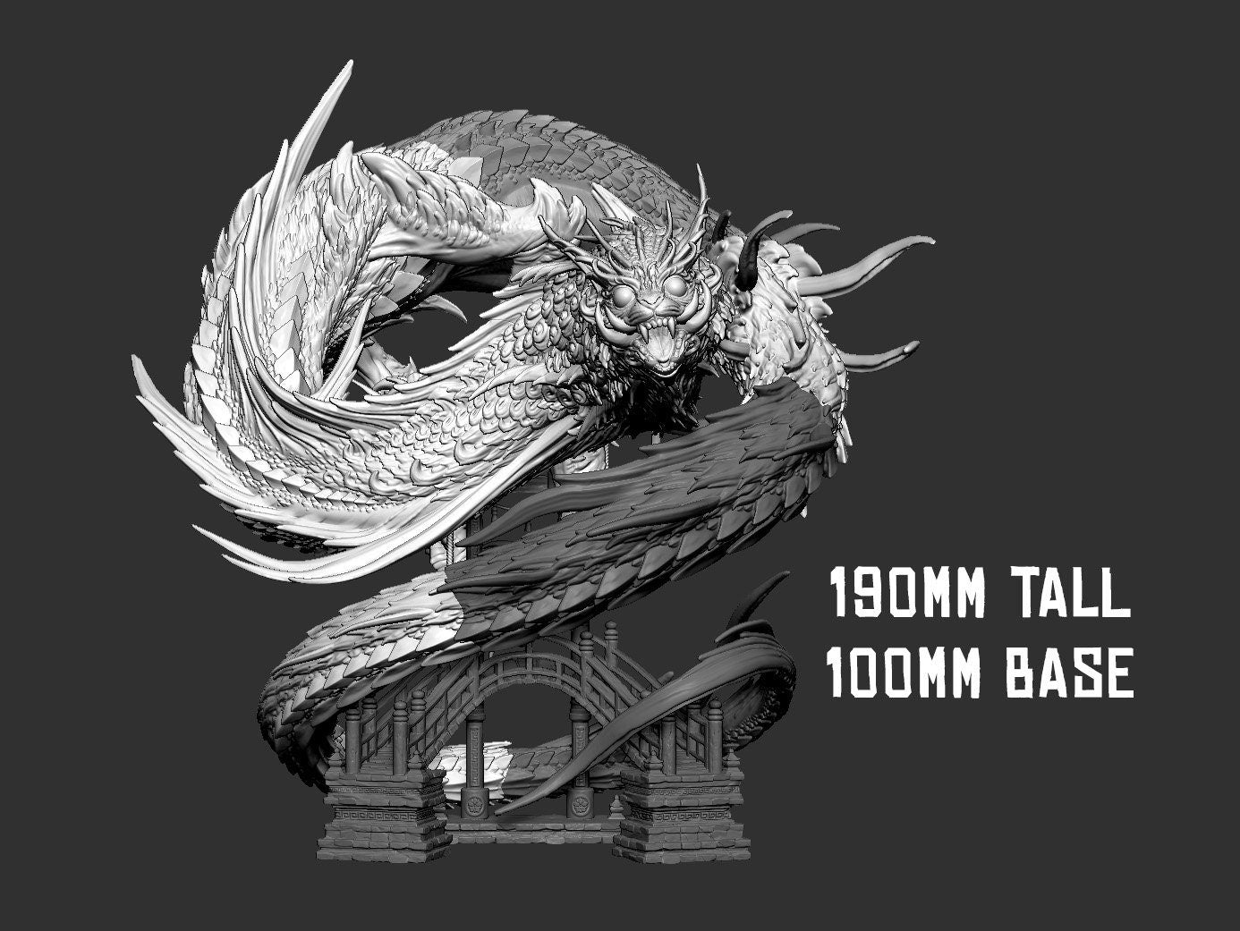 Banekeno, Cat Dragon Spirit by Mini Monster Mayhem | Unpainted