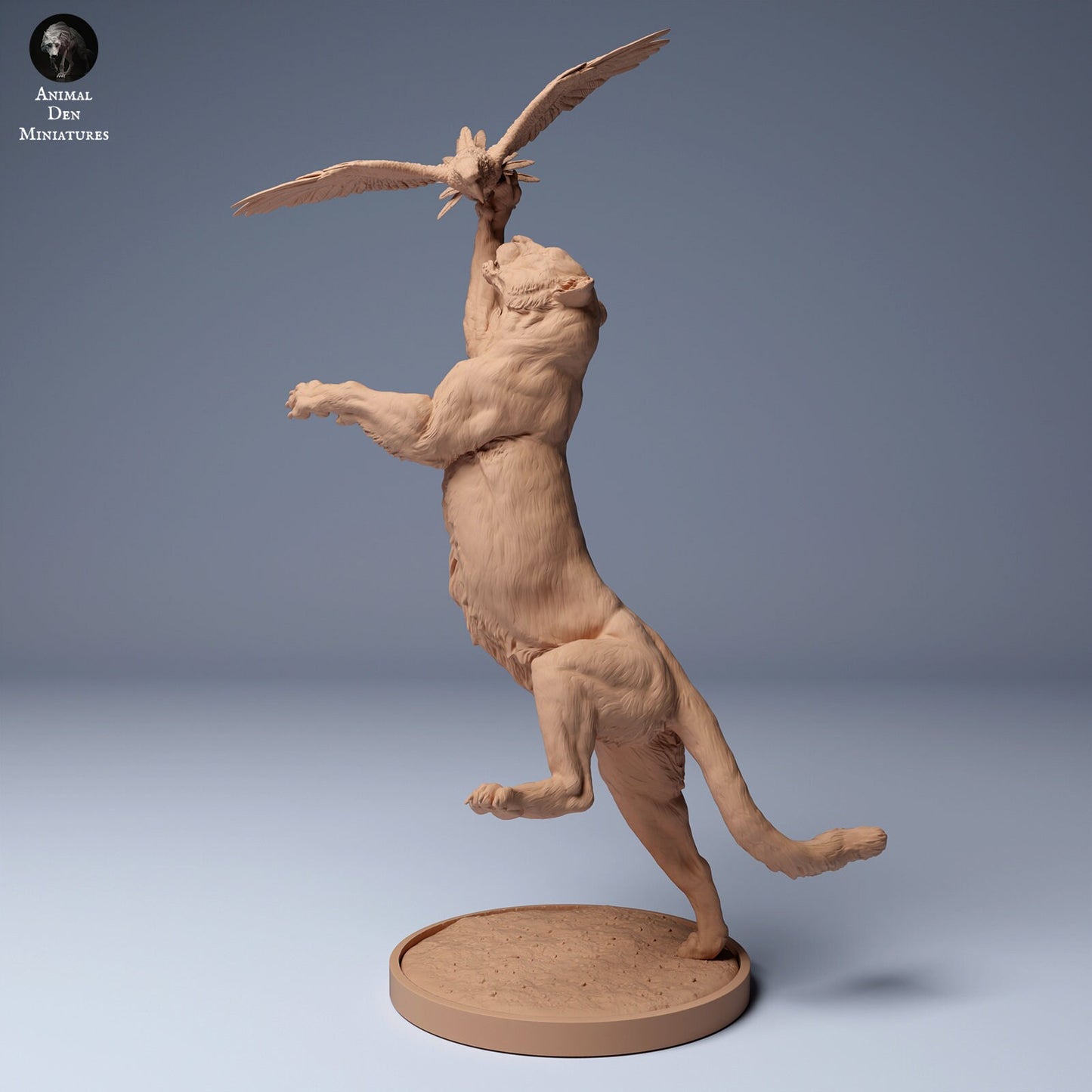 Jaguar Catching Macaw 1:24 scale by Animal Den | Please Read Description