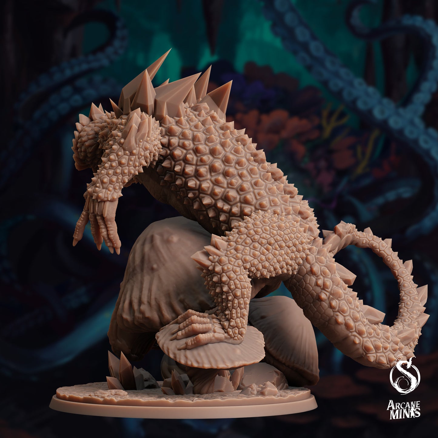 Gemseeking Amphilyte by Arcane Minis | Please Read Description