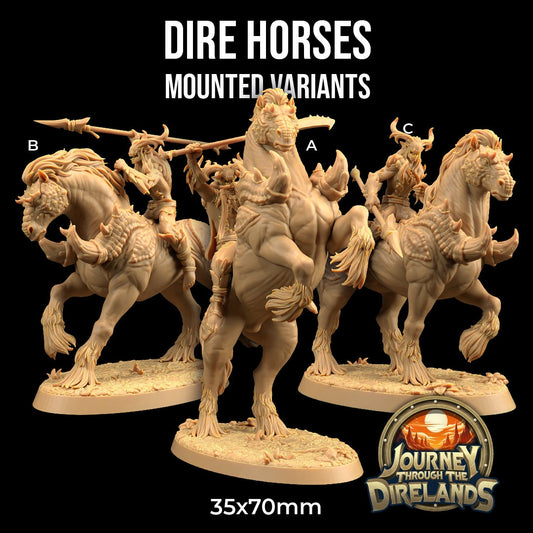 Dire Horses by Dragon Trappers Lodge | Please Read Description