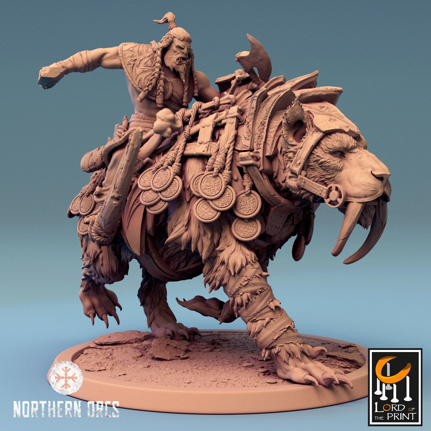 Northern Orcs, Mounted Gelidus Felix by Lord of the Print | Please Read Description