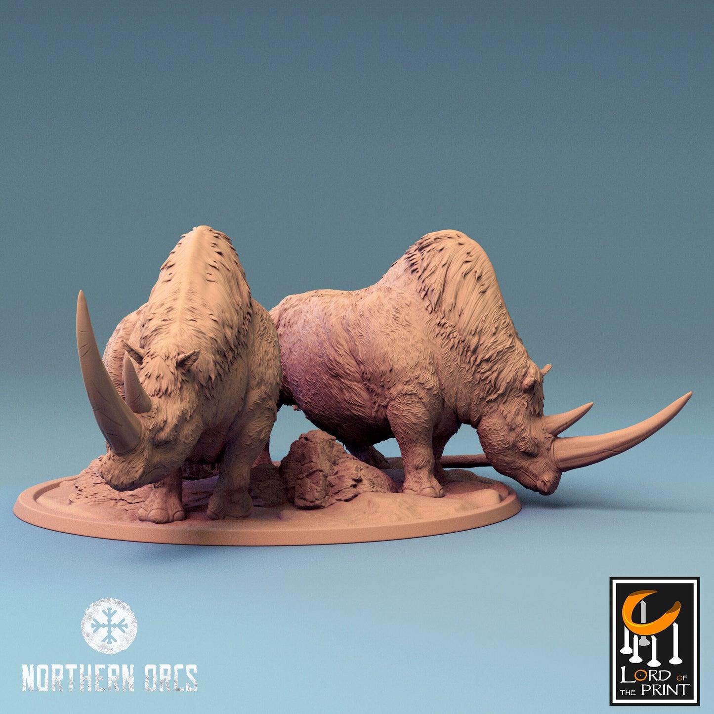 Northern Orcs, Rhinos by Lord of the Print | Please Read Description
