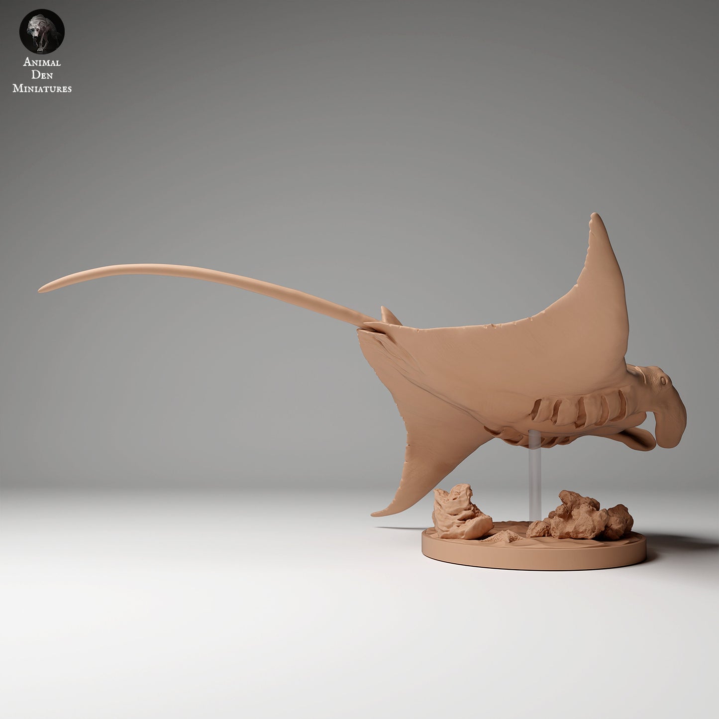 Reef Manta Ray 1:24 scale by Animal Den Miniatures | Please Read Description