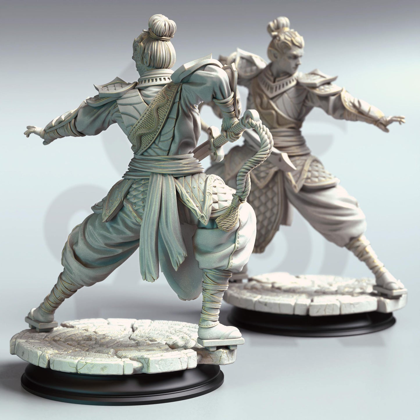 Jin Shi, Serpentfolk Commander by DM Stash | Please Read description | Print on Demand