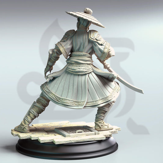 Yushin, Serpentfolk Vyanari Assassin by DM Stash | Please Read description | Print on Demand