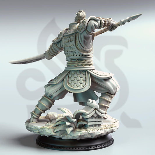 Hu Shen, Commander from the East by DM Stash | Please Read description | Print on Demand