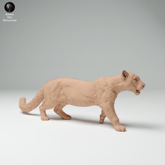 Clouded Leopard 1:24 scale by Animal Den | Unpainted | Print on Demand | Use Code FREESHIP50