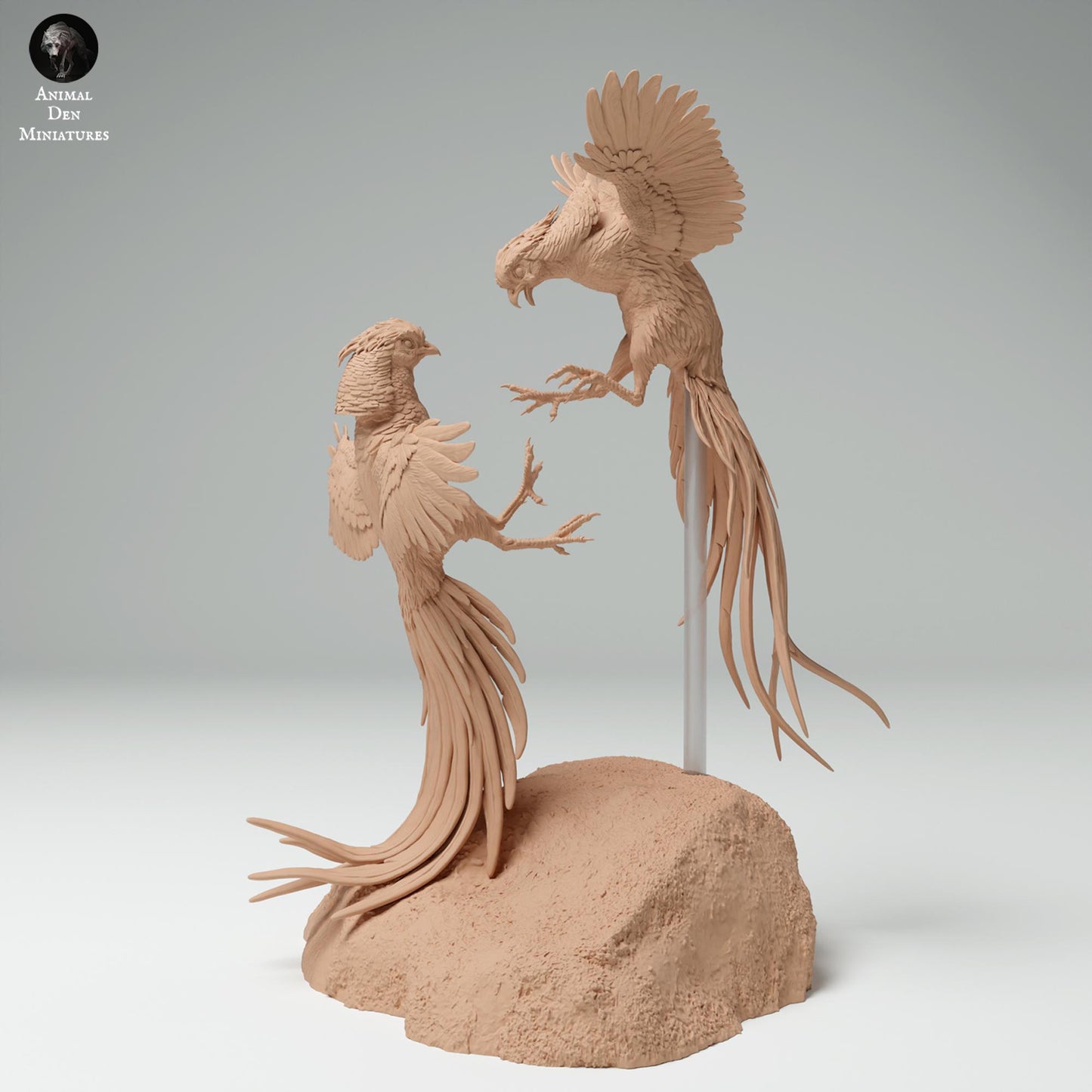 Golden Pheasant 1:8 scale by Animal Den | Unpainted | Print on Demand | Use Code FREESHIP50