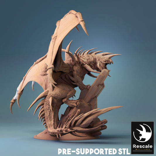 Crystal Dragon and Drake by Rescale Miniatures | Please Read Description