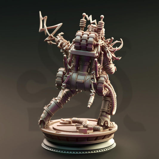 Jacquie Sparkes, The Eccentric Electric by DM Stash | Unpainted | Print on Demand | Use Code FREESHIP50