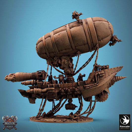 Drakarion Airship by Rescale Miniatures | Unpainted | Print on Demand | Use Code FREESHIP50