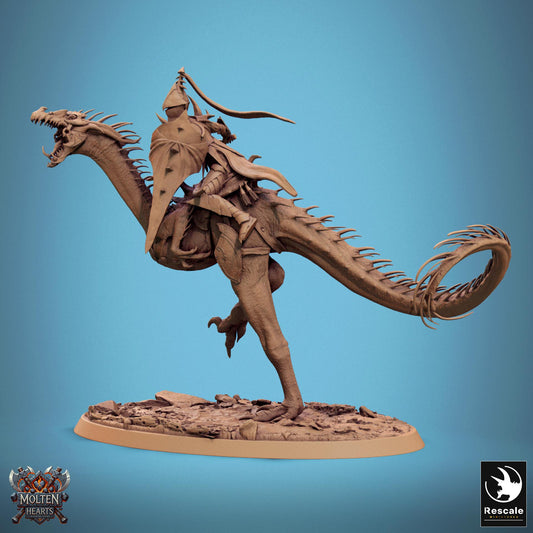 Velocisaurus, Mounted by Rescale Miniatures | Unpainted | Print on Demand | Use Code FREESHIP50