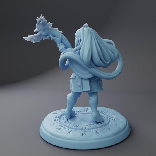Hadrey, Halfling Warlock by Twin Goddess Minis | Unpainted | Print on Demand | Use Code FREESHIP50