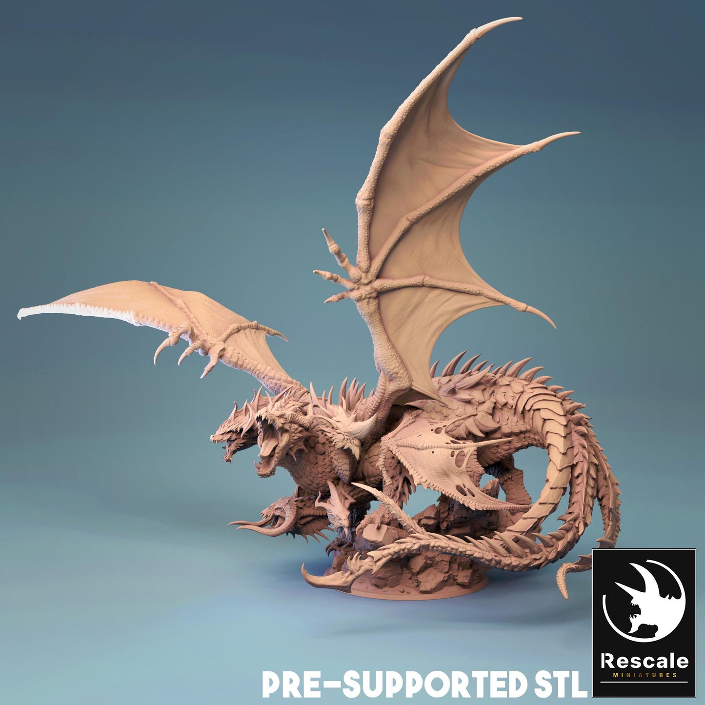 Dragon Tyrant by Rescale Miniatures | Please Read Description | Print on Demand