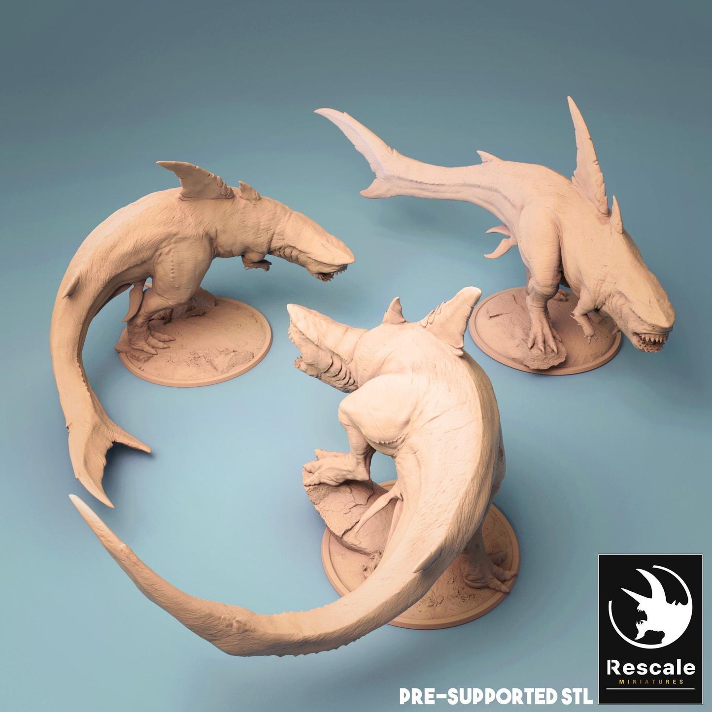 Karchar Tyrant by Rescale Miniatures | Please Read Description | Print on Demand