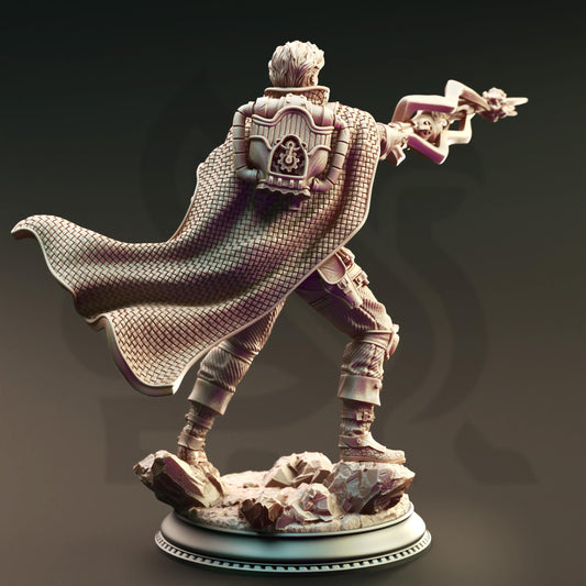 Darian Jaegar, Artificer Gunslinger by DM Stash | Unpainted | Print on Demand | Use Code FREESHIP50