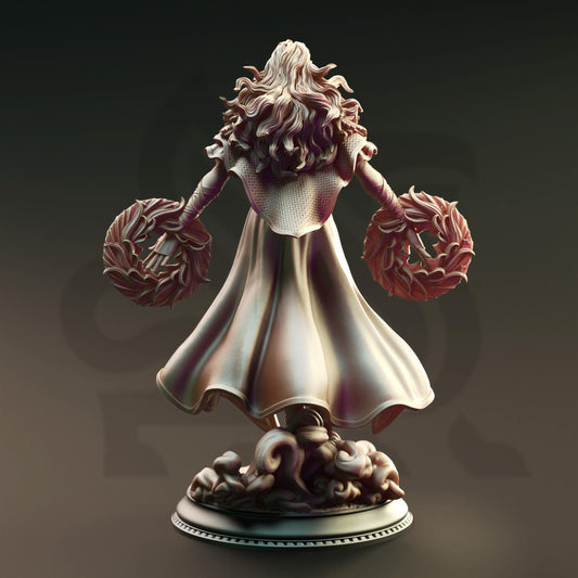 Tyria Ravensong, Dark Sorceress by DM Stash | Unpainted | Print on Demand | Use Code FREESHIP50