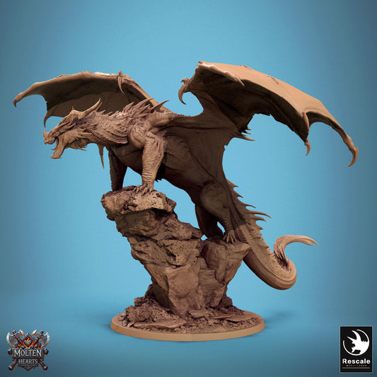 Adult Red Dragon by Rescale Miniatures | Unpainted | Print on Demand | Use Code FREESHIP50